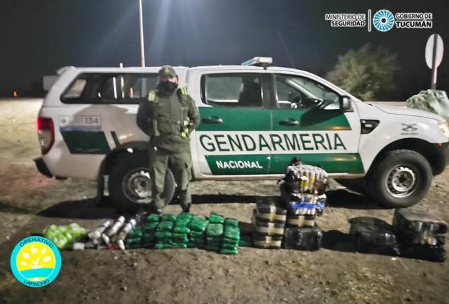 Secuestran 100 kilos de hojas de coca y 25 cubiertas Comunicación Tucumán