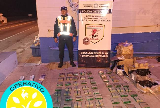 Operativo Lapacho Incautan 23 kilos de hojas de coca Comunicación