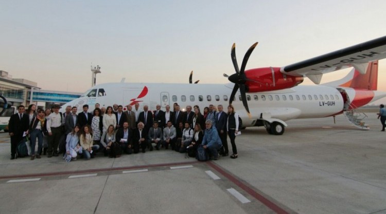 Aterrizó en Tucumán el primer avión de Avianca Aterrizó en Tucumán el primer avión de Avianca