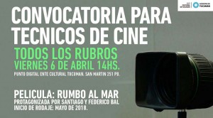 convocatoria tecnicos para cine