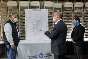 Manzur en Bienes patronales del Ministerio de Educación