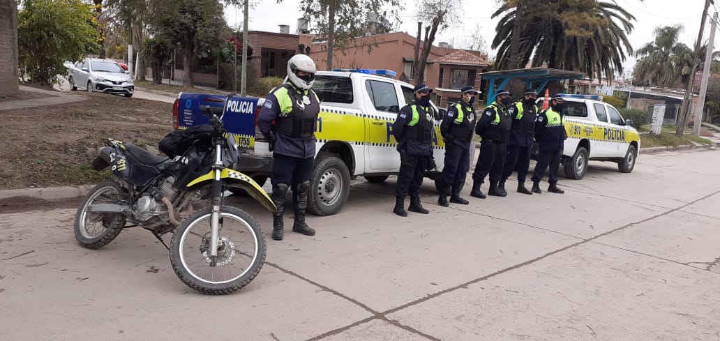 Más de 200 efectivos recorrieron la Capital el fin de semana
