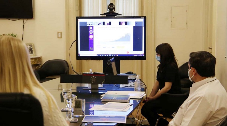 Chahla encabezó la tercera reunión con delegados comunales