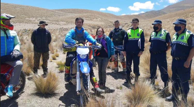 Hallaron a la mujer que se había perdido en el cerro El Negrito