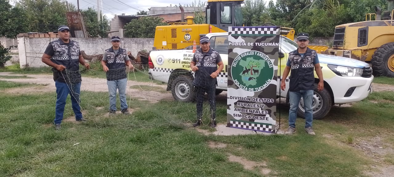 Secuestran redes a pescadores furtivos - Comunicación Tucumán